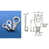 DR2.5-1NB  Ring Terminals-Non-Insulated 
