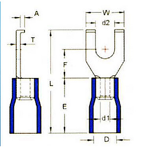 Flange Spade Terminals