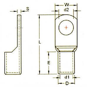 Non-insulated-Cable Lugs